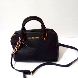 Michael Michael kors black chain Satchel